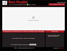 Tablet Screenshot of bosehospitalpharmaappointment.com